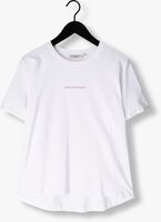 Weiße MSCH COPENHAGEN T-shirt MSCHTERINA ORGANIC SMALL LOGO TEE