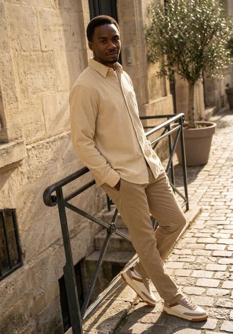 Beige BOSS ORANGE Casual-Oberhemd RELEGANT_6_M - large