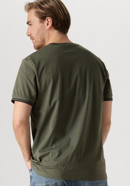 Gr&uuml;ne FRED PERRY Polo-Shirt TWIN TIPPED FRED PERRY SHIRT - large