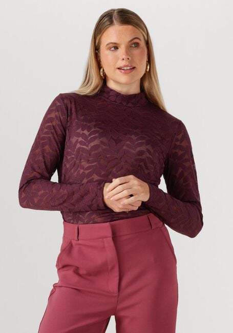 Bordeaux STUDIO ANNELOES Top REAGAN LACE TOP - large