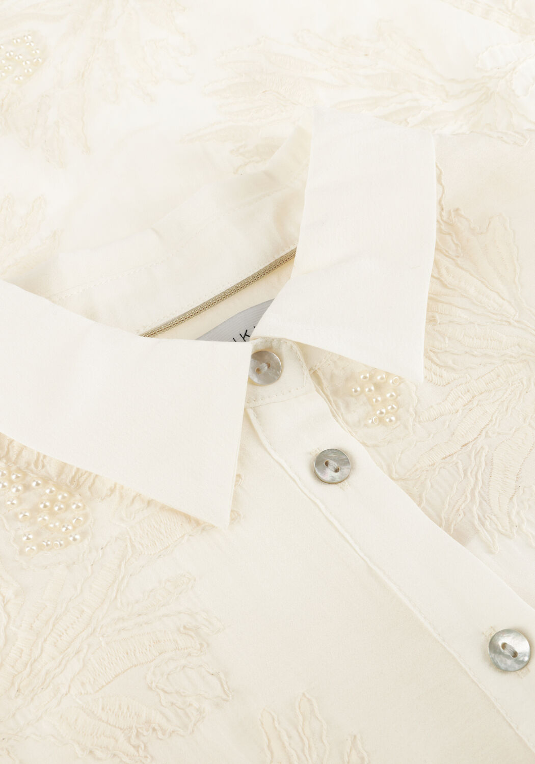 Ecru NUKUS Blusen AVY BLOUSE EMBROIDERY - large