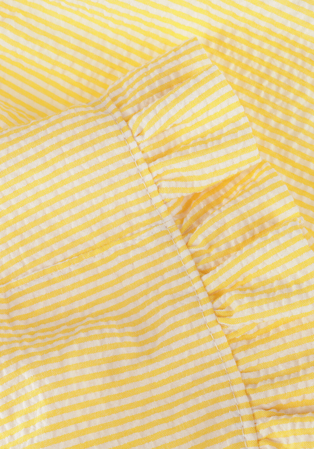 Gelbe Salty Stitch Kurze Hose STRIPES RUFFLE SHORT - large