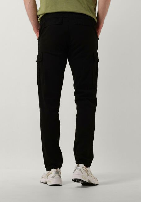 Schwarze PURE PATH Cargohosen GARMENT DYE CARGO PANTS - large