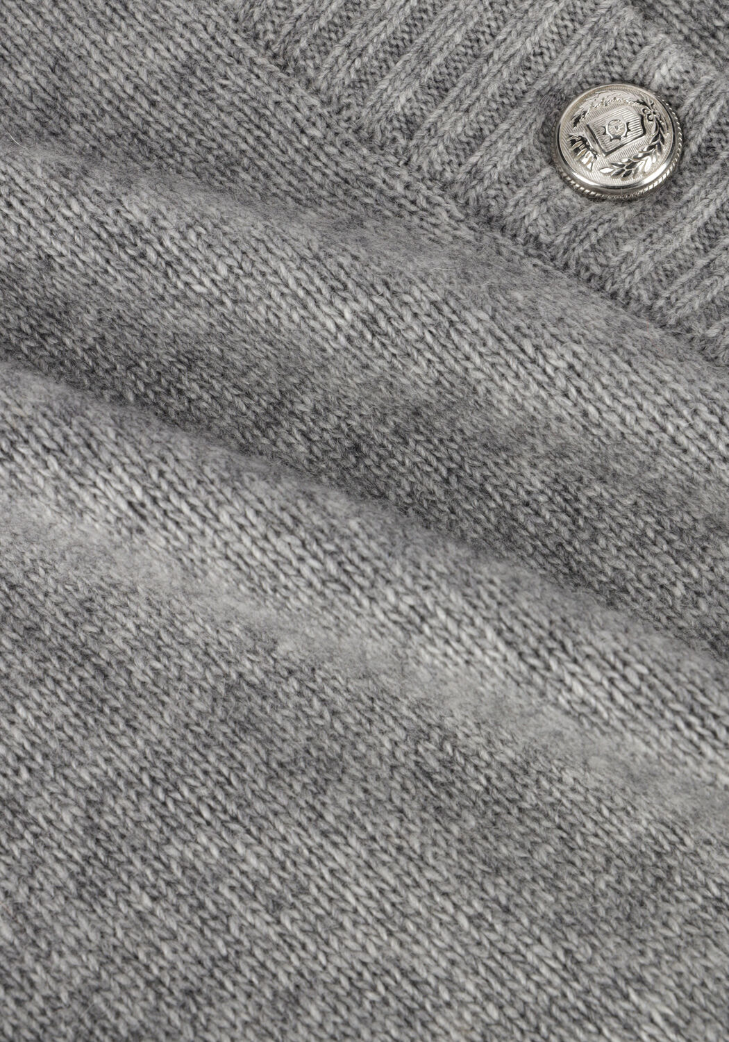 Hellgrau VANILIA Strickjacke VIKKE - large