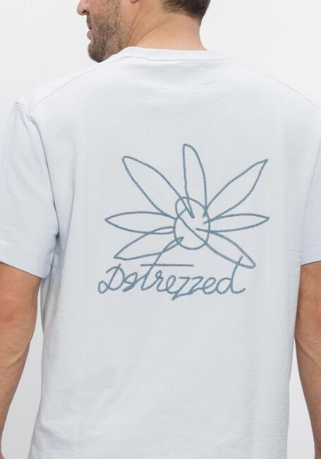 Hellblau DSTREZZED T-shirt LASSE GRAPHIC TEE - large