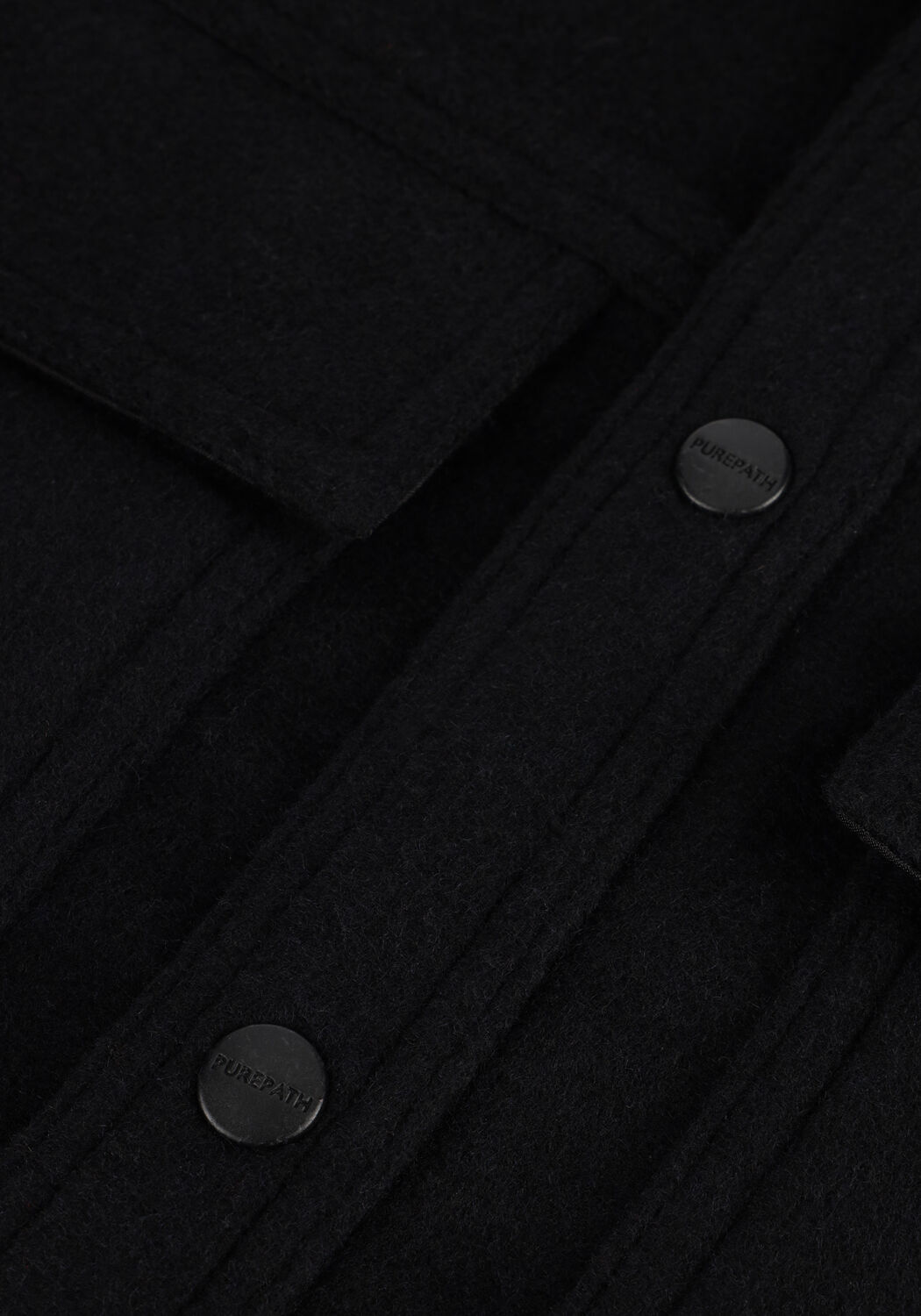 Schwarze PURE PATH Overshirt REGULAR FIT SHIRTS OVER203 - large