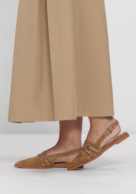 Camelfarbene NOTRE-V Slingbacks D241192129 - large