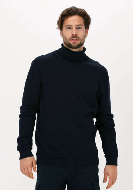 Dunkelblau KULTIVATE Rollkragenpullover KN STEVE - large