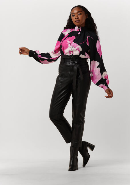 Schwarze SELECTED WOMEN Top SLFAURA LS BUTTONED TOP B - large