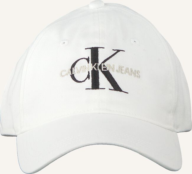 Weiße CALVIN KLEIN Kappe J MONOGRAM CAP M Weiße CALVIN KLEIN Kappe J MONOGRAM CAP M - large