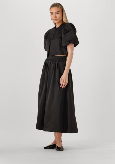 Schwarze ROUGE EDIT Maxirock ROUDETTA HW ANKLE SKIRT - large