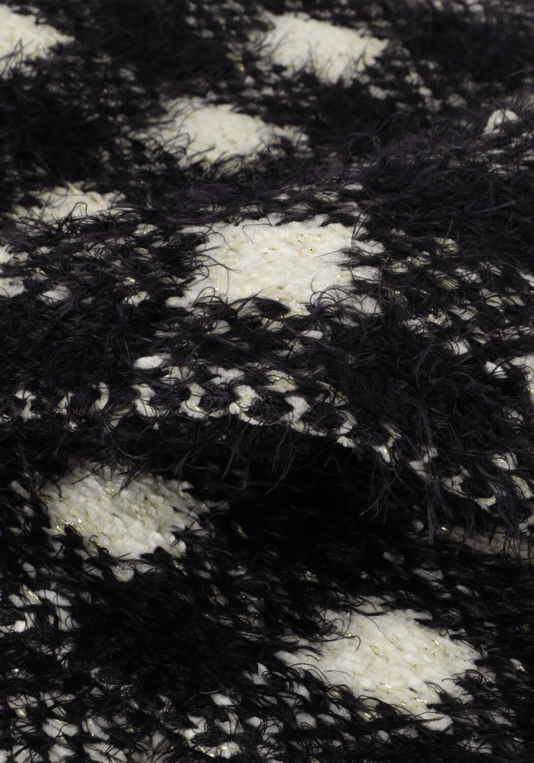 Schwarze LIU JO Schal CHECK SCARF/SHAWL - large