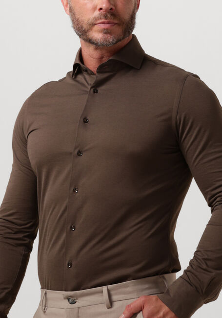 Braune PROFUOMO Klassisches Oberhemd SHIRT X-CUTAWAY SC SF - large