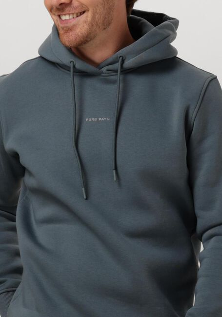 Blaue PURE PATH Pullover & Cardigans REGULAR FIT SWEATERS HOODIE301 - large