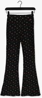 Schwarze COLOURFUL REBEL Schlaghose LIPS PEACHED FLARE PANTS