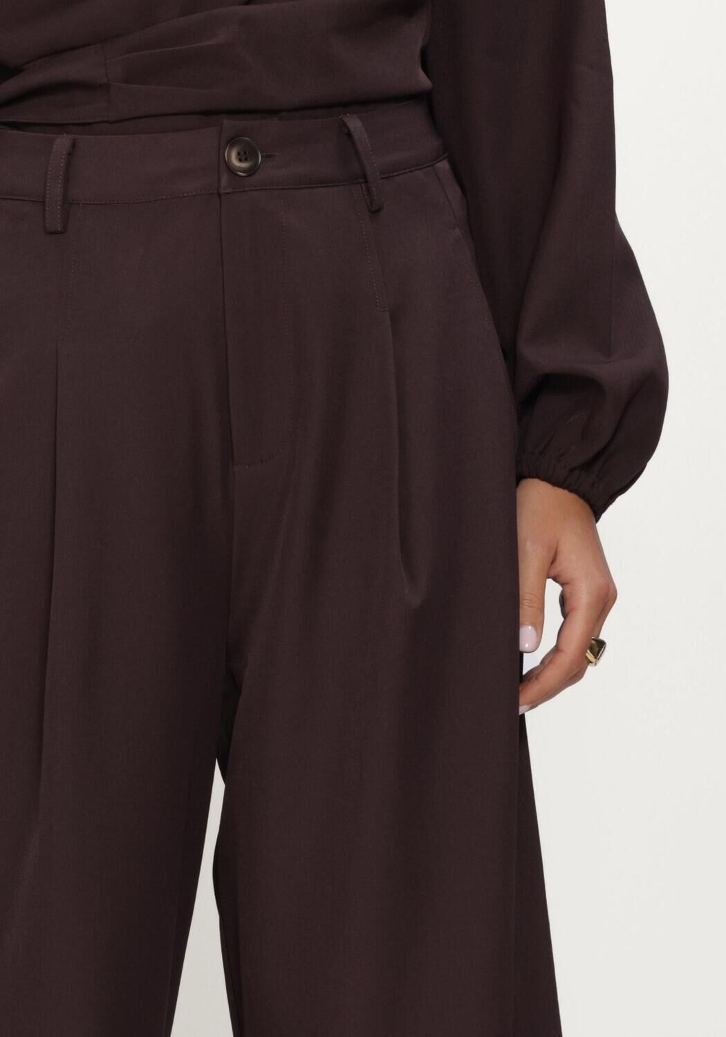 Beige CO'COUTURE Hose LUNACC PLEAT PANT - large