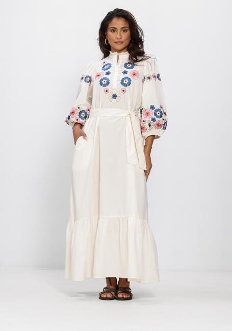 Ecru ANTIK BATIK Maxikleid AMANTINA LONG DRESS - large