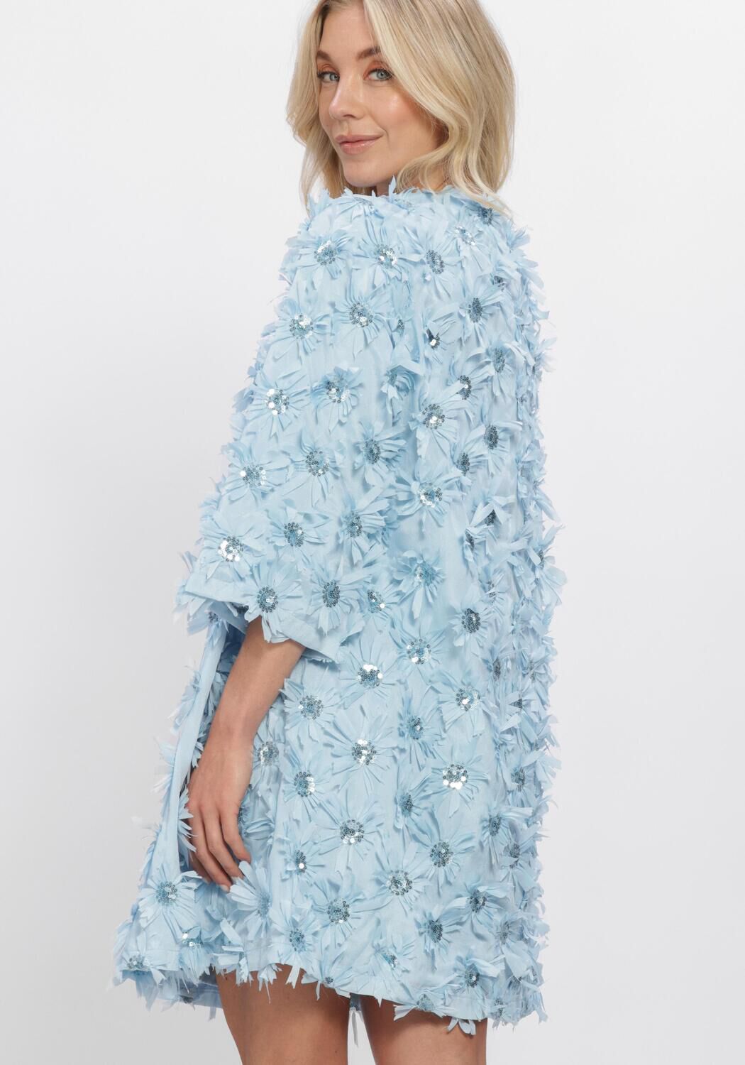 Hellblau Y.A.S. Kleider YASABELONE 3/4 DRESS - large