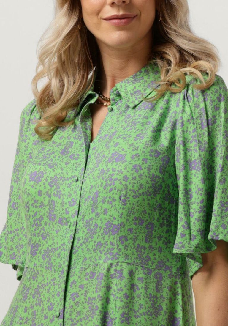 grüne y.a.s. midikleid yasstelli 2/4 midi shirt dress s. YN7926