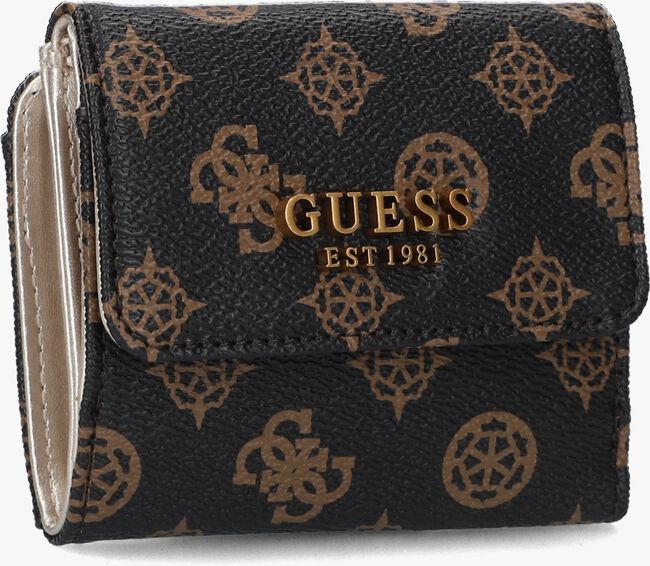 Braune GUESS Portemonnaie CENTRE STAGE SLG CRD + CN PRS - large
