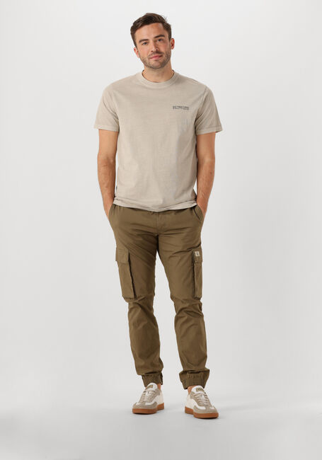 Beige DSTREZZED T-shirt NICKOLAS GRAPHIC TEE - large