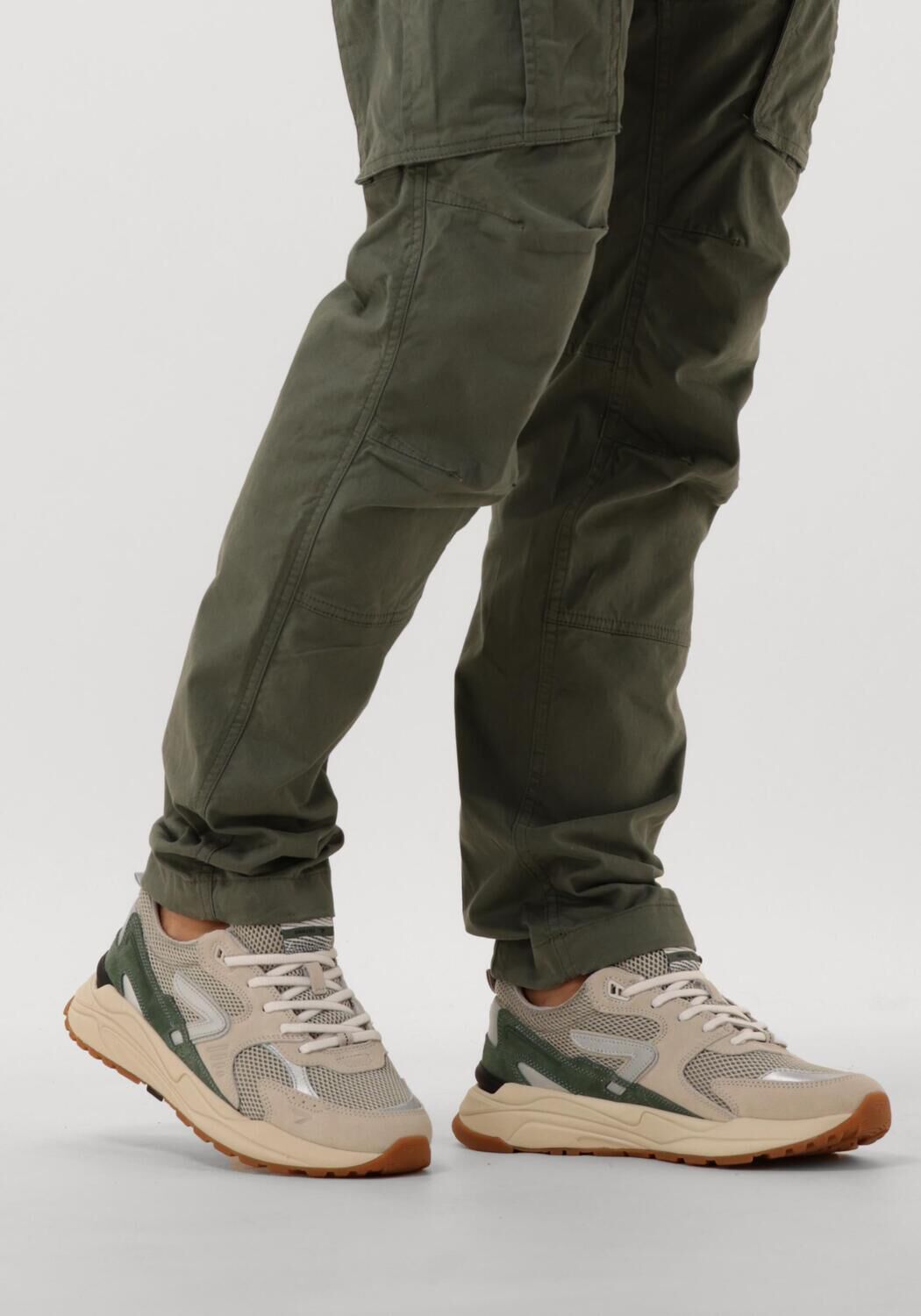 Beige HUB Sneaker Low GRID-M - large