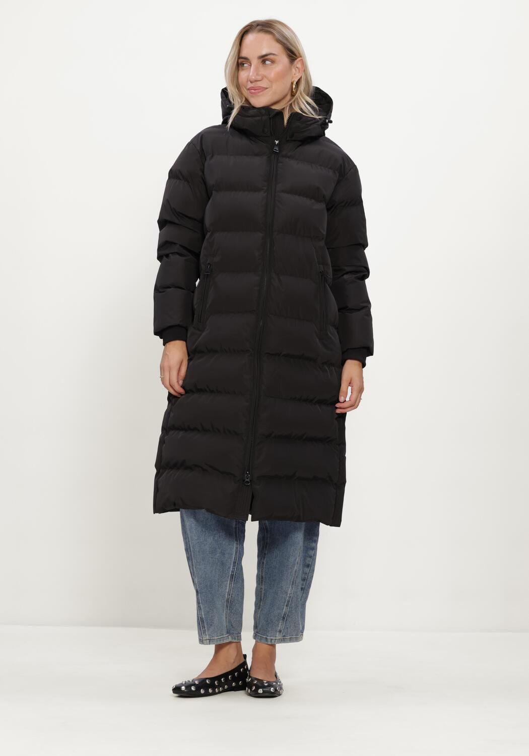Schwarze AIRFORCE Wattierte Jack GRACE JACKET - large