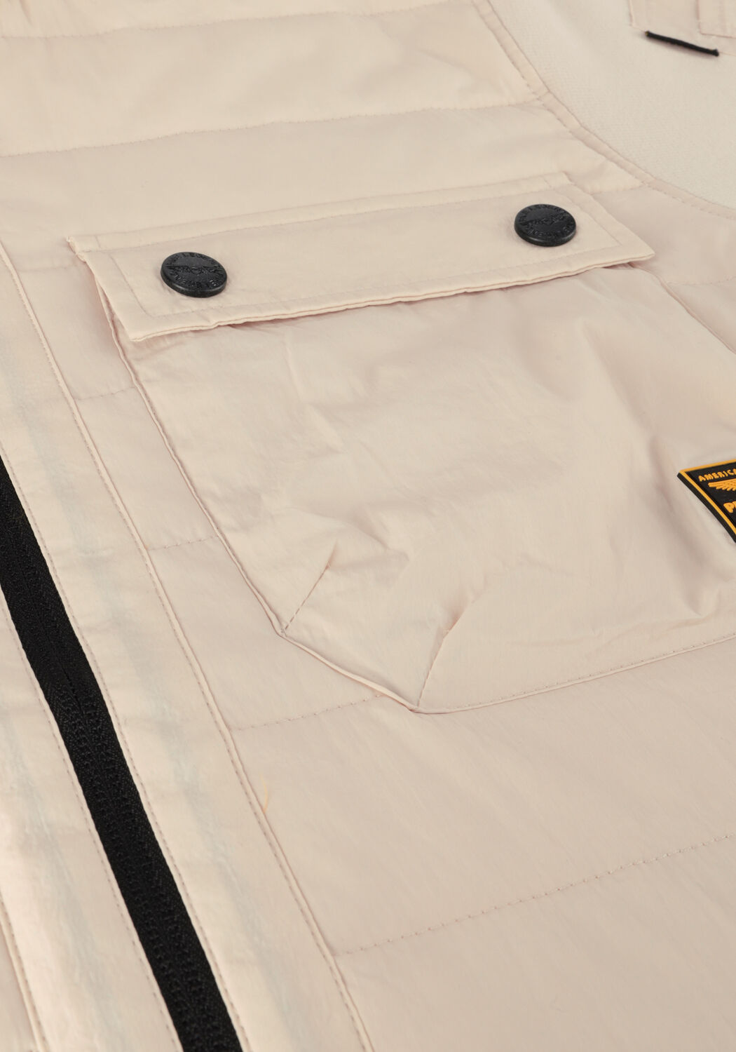 Beige PME LEGEND Jack ZIP JACKET SWEAT MIXED PADDED - large