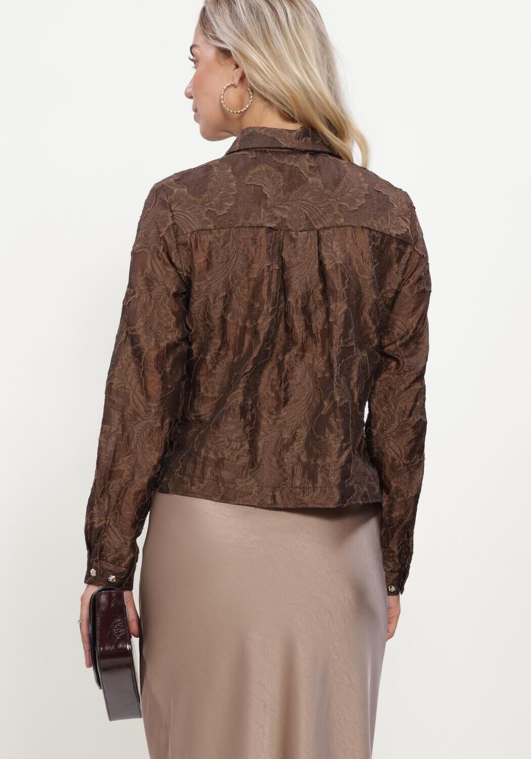 Braune MINUS Blusen MSMILINA BLOUSE - large