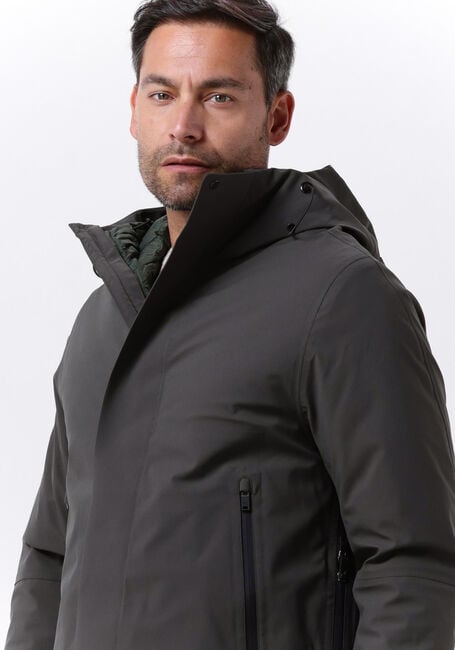Dunkelgrün KRAKATAU Wattierte Jack QM375 - large