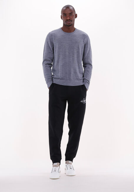Graue CALVIN KLEIN Sweatshirt SUPERIOR WOOL CREW NECK SWEATER - large