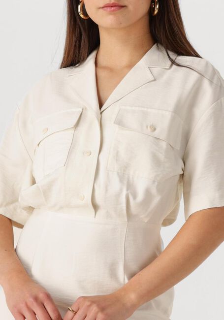 Ecru CALVIN KLEIN Minikleid ECOVERO UTILITY SHIRT DRESS - large