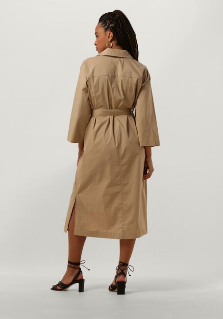 Cognacfarbene NUKUS Midikleid ALANI DRESS - large