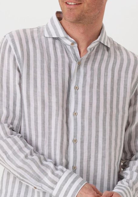 Weiße PROFUOMO Klassisches Oberhemd SHIRT X-CUTAWAY LINEN - large