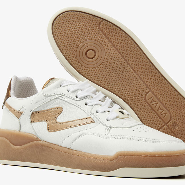 Bronzefarbene VIA VAI Sneaker Low SAM LEVI - large