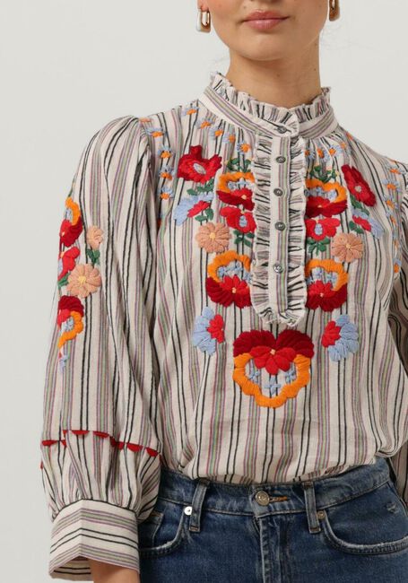 Mehrfarbige/Bunte ANTIK BATIK Blusen JULIETTE BLOUSE - large
