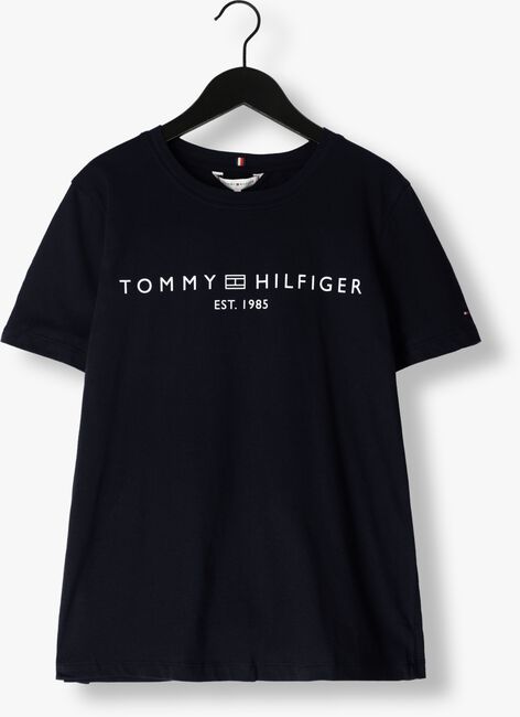 Dunkelblau TOMMY HILFIGER T-shirt REC CORP LOGO C-NK - large