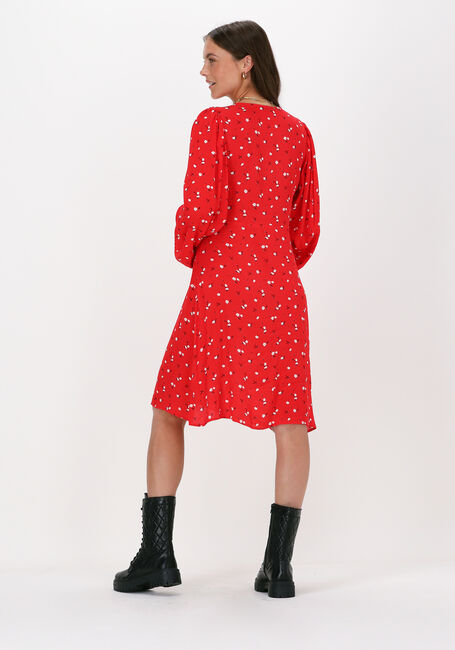 Rote ENVII Minikleid ENCORALINE DRESS AOP 6696 - large