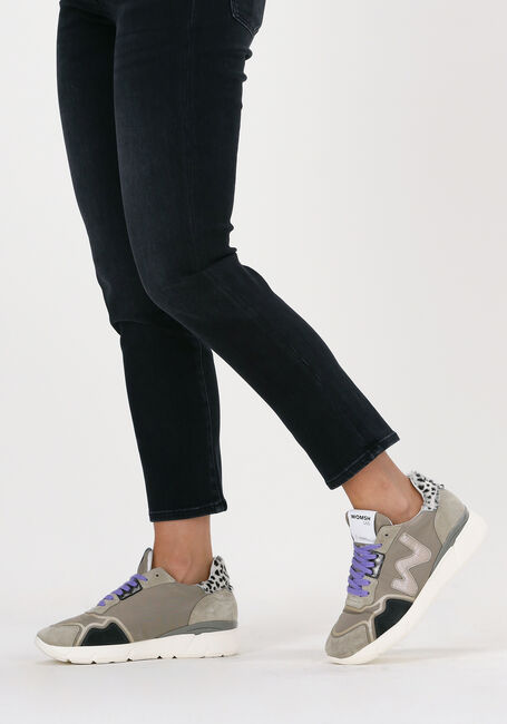 Taupe WOMSH Sneaker Low RUNNY DAMES - large
