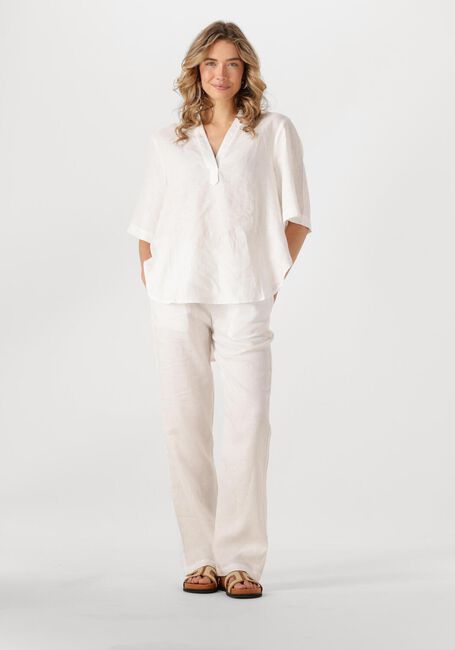 Weiße RESORT FINEST Top SHORT SLEEVE BLOUSE - large