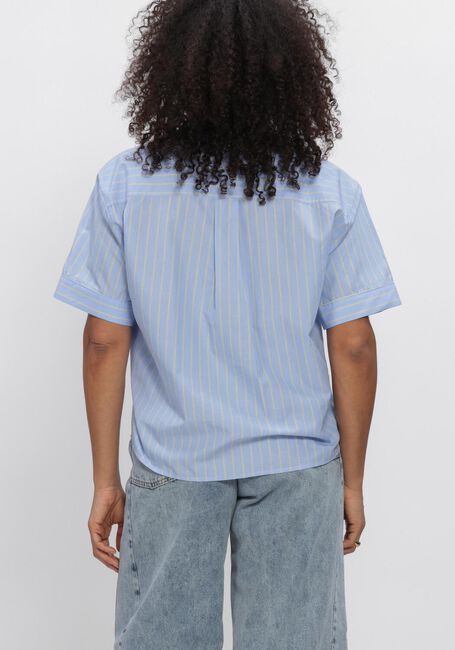 Blaue CO'COUTURE Blusen SIMOCC STRIPE SS TIE SHIRT - large
