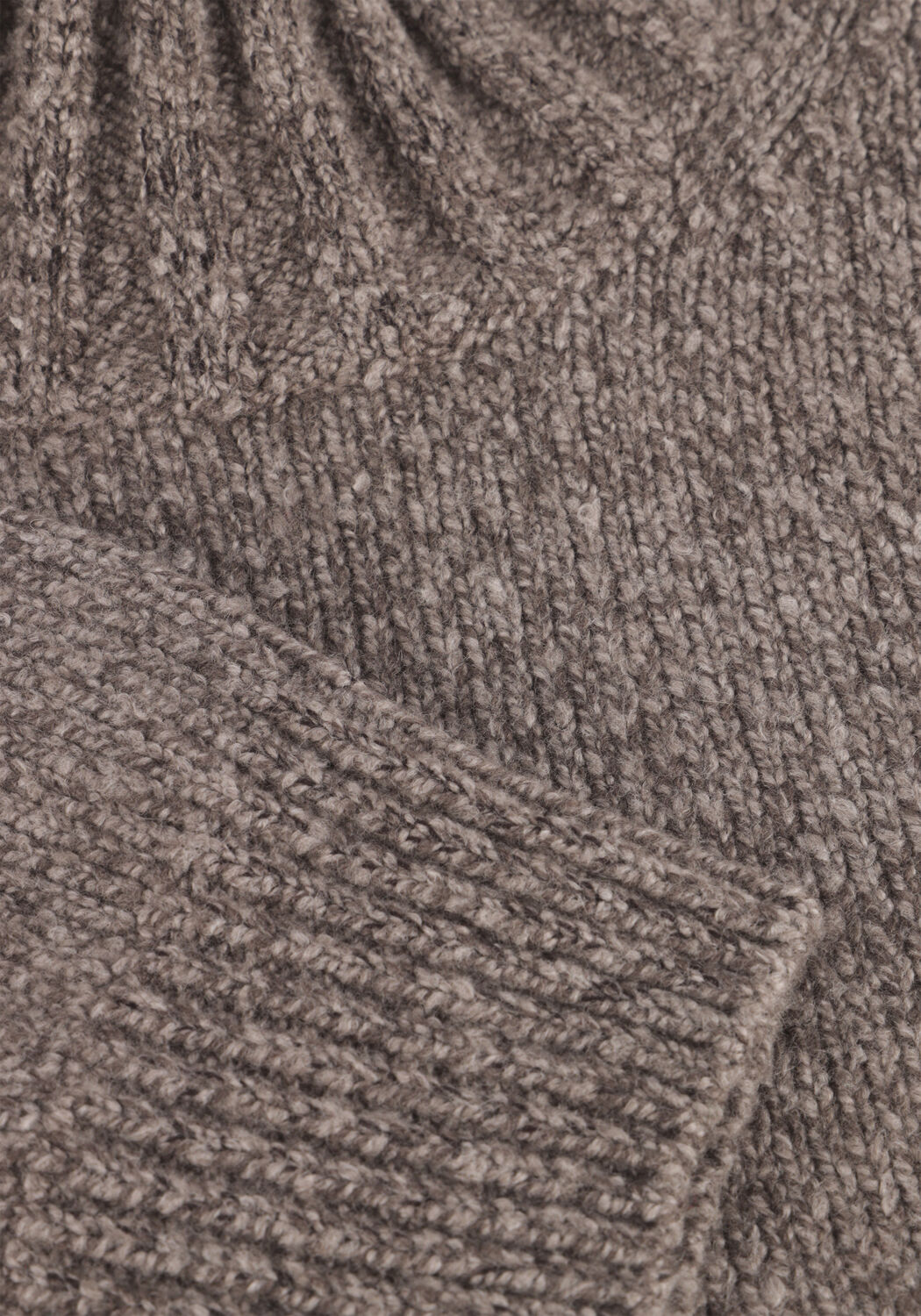 Braune PROFUOMO Rollkragenpullover PULLOVER MOCK NECK - large