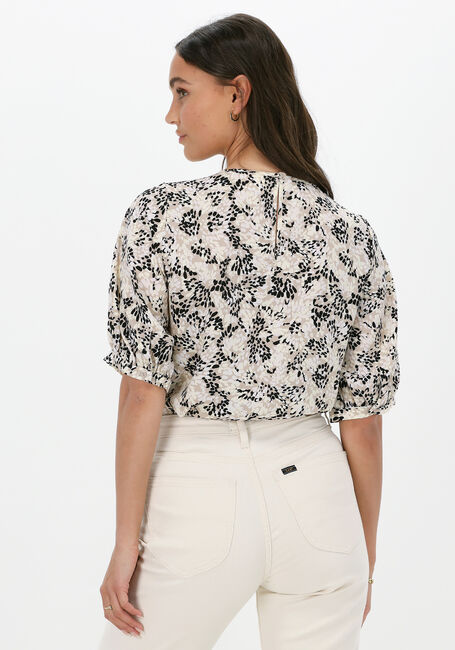 Sand ANOTHER LABEL Top PALMATUN CREPE TOP - large