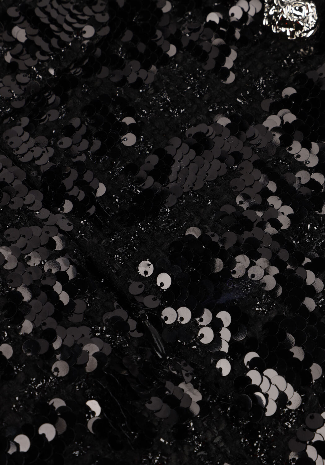 Schwarze SECOND FEMALE Minikleid FLAKES DRESS - large