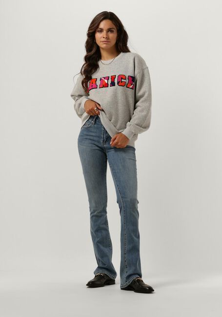 Graue JANICE Pullover SWEATER DAMES ANDY LOGO - large