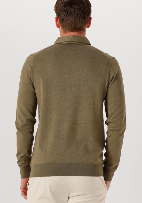 Olive PROFUOMO Polo-Shirt POLO ONEPIECE LS - large