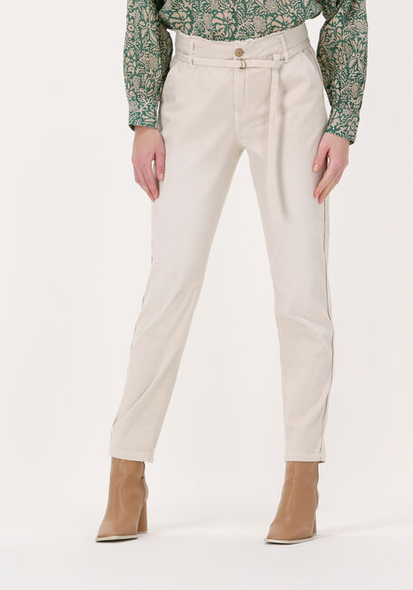 Beige SUMMUM Straight leg jeans TAPERED PANTS FINE TWILL - large