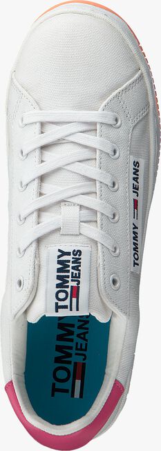 Weiße TOMMY HILFIGER Sneaker low OVERSIZED LABEL ICON - large