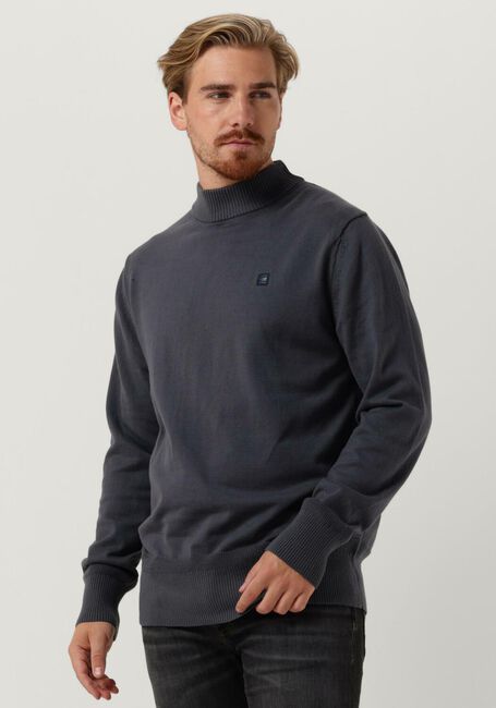 Blaue G-STAR RAW Pullover PREMIUM CORE MOCK KNIT - large