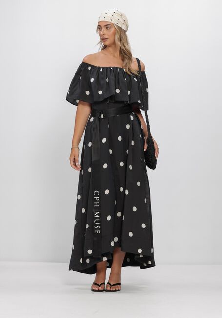 Schwarze COPENHAGEN MUSE Maxikleid CMFIE-DRESS - large
